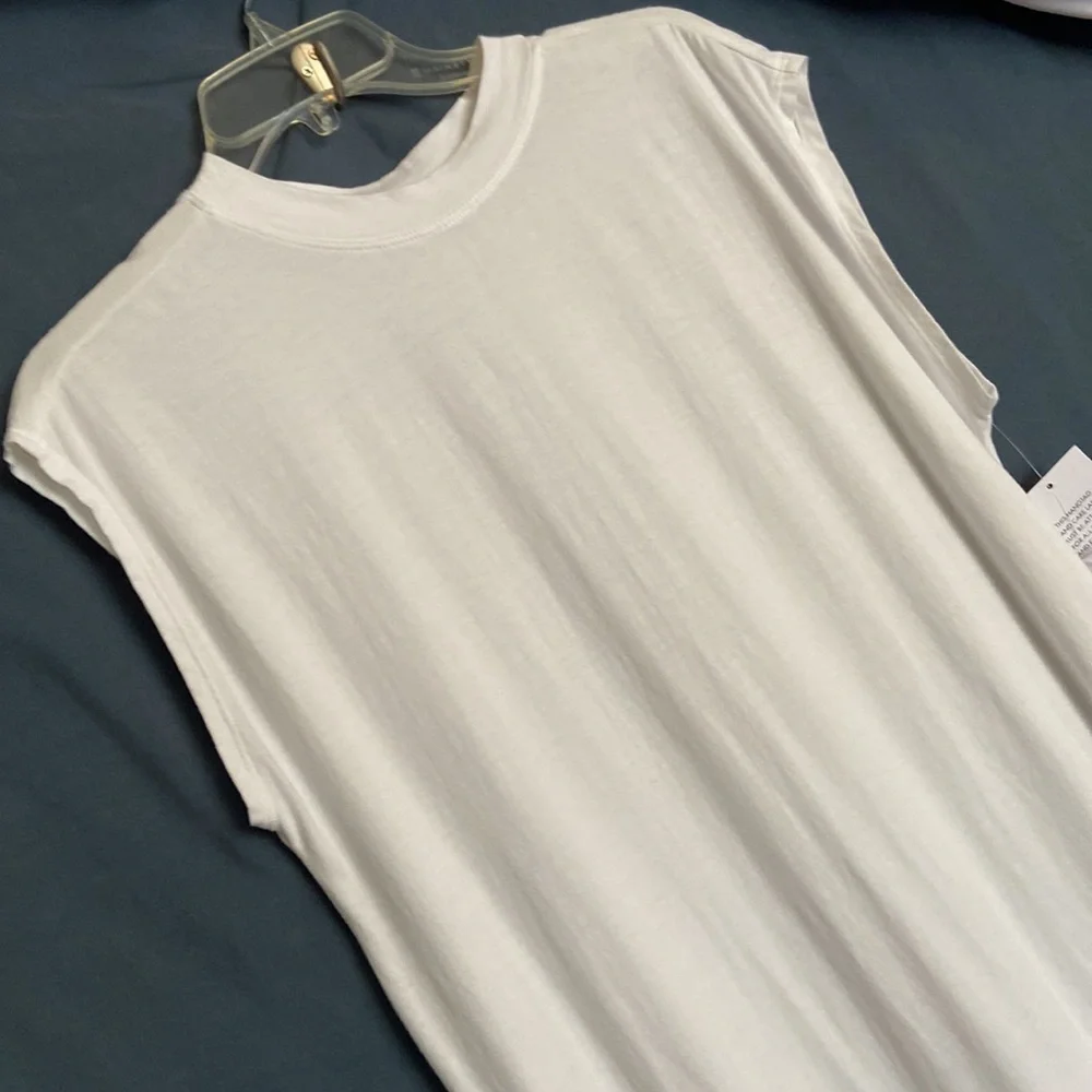 JUSTFAB Dress-NWT-Young Women Sz-S- Versatile White Beach/Pool/Robe/Coverup/Maxi